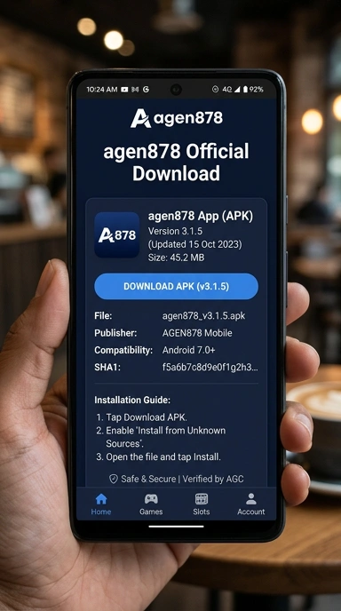 Unduh dan Instal APK agen878 Secara Mudah di Android