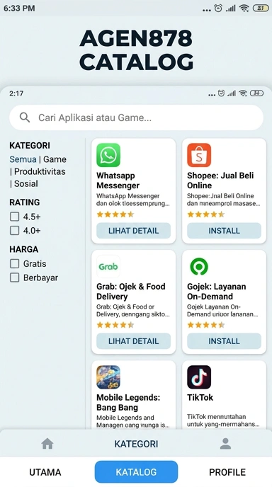 agen878 | Indeks Aplikasi Populer & Kanal Uji Indonesia