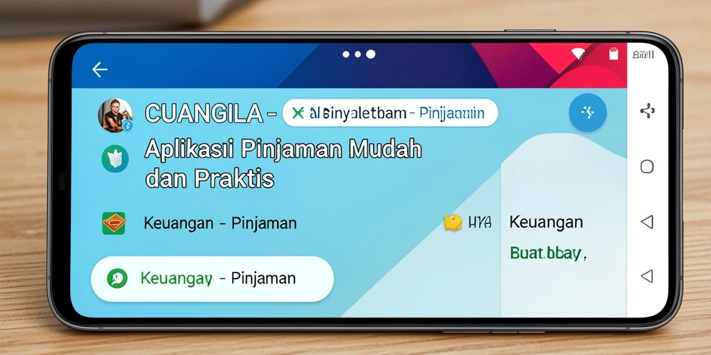 Antarmuka aplikasi CUANGILA yang user-friendly dan fungsional.