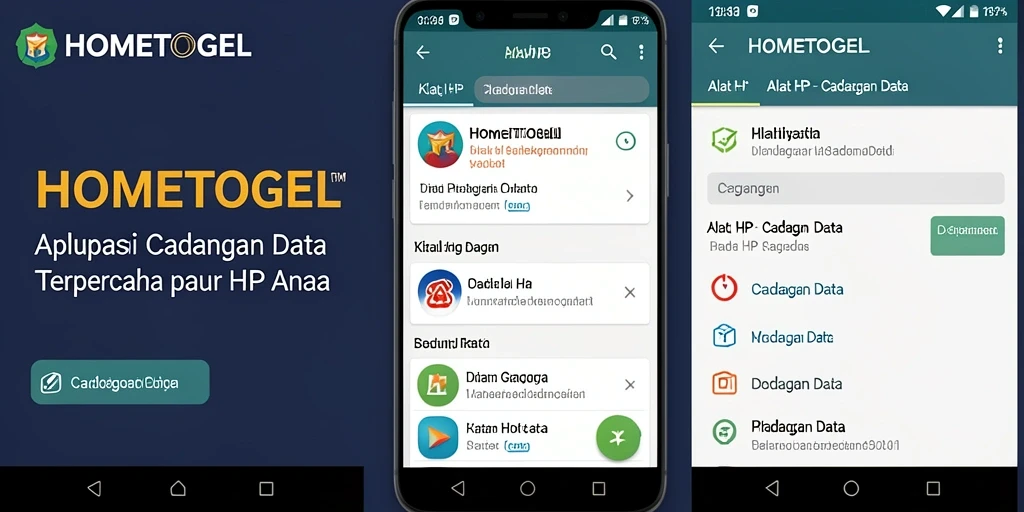 Tampilan antarmuka HOMETOGEL yang sederhana dan efisien.