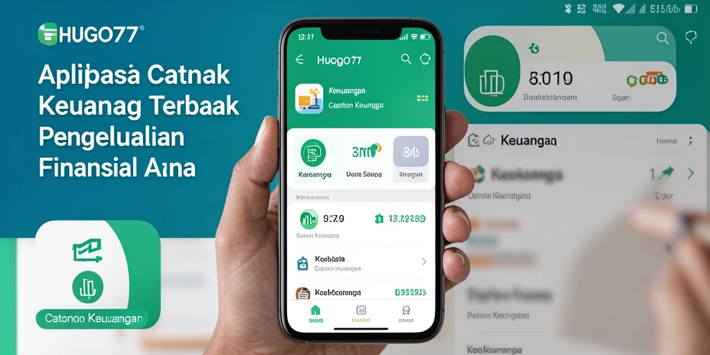 Tampilan antarmuka HUGO77 yang ramah pengguna untuk Catatan Keuangan.