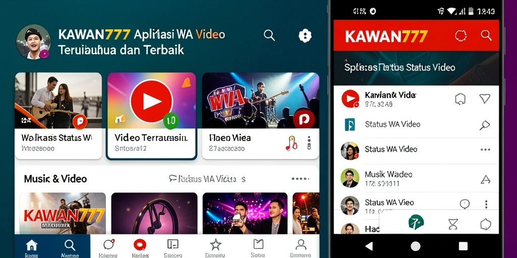 Tampilan antarmuka KAWAN777 yang menarik dan fungsional.
