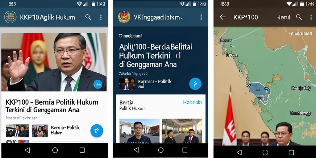 Antarmuka aplikasi KPK100 yang informatif dan modern.