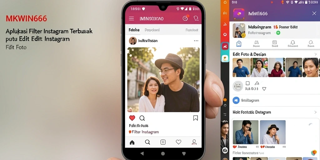 Tampilan antarmuka aplikasi MKWIN666 dengan pilihan filter yang beragam.