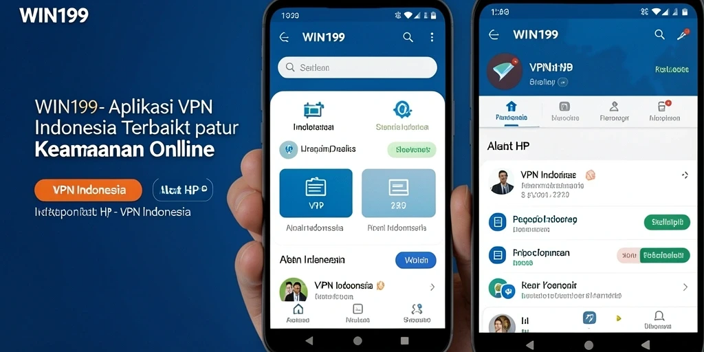 Antarmuka aplikasi WIN199 yang sederhana dan efektif.